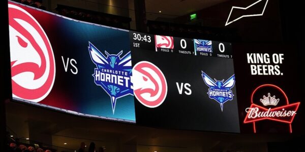 Hornets arrival to State Farm Arena blocked by freight educate