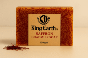 King Earth Saffron Goat Milk Soap1