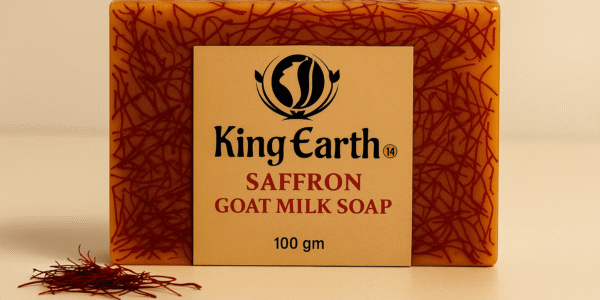 King Earth Saffron Goat Milk Soap1