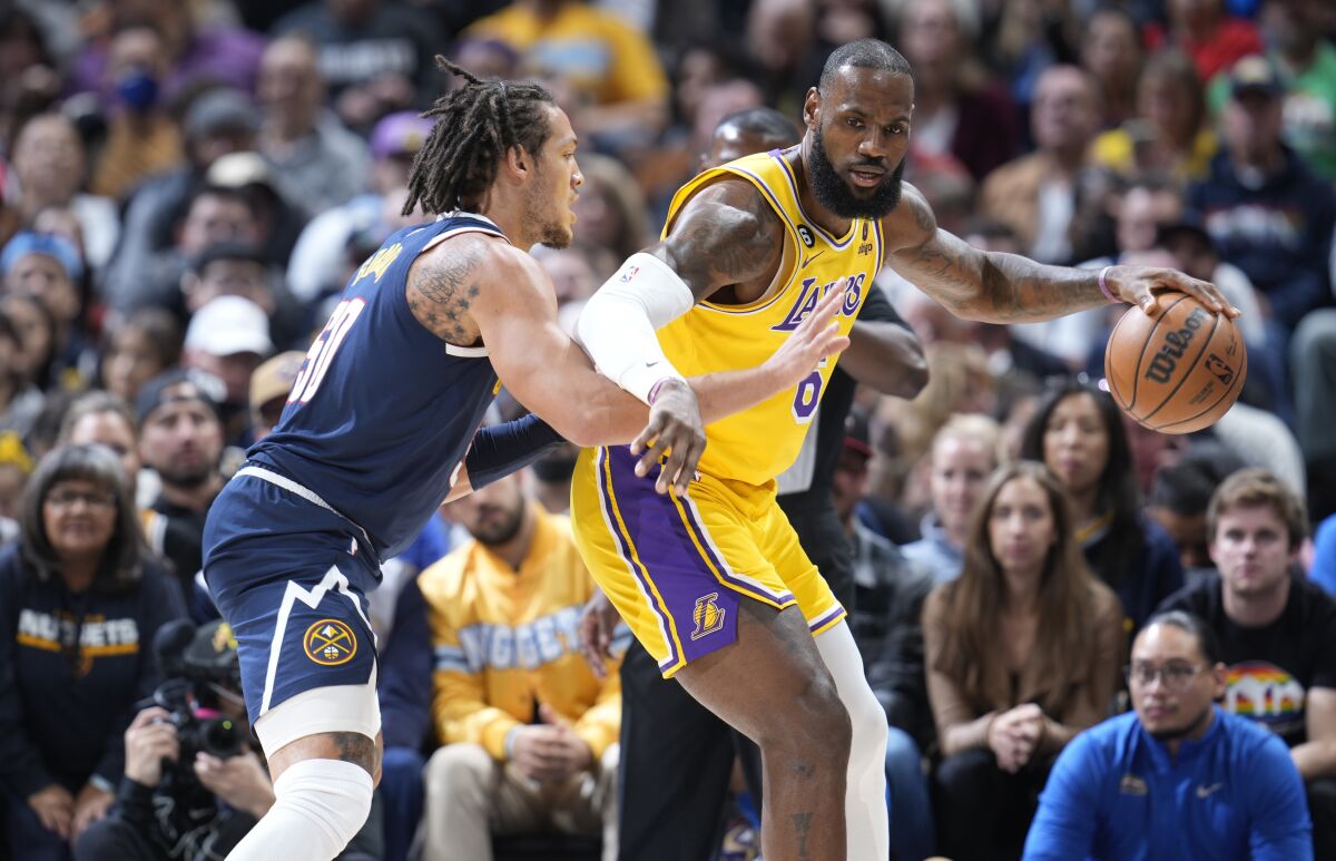 lakers vs nuggets
